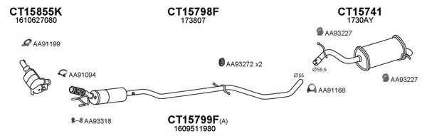 VENEPORTE 150641 Exhaust System